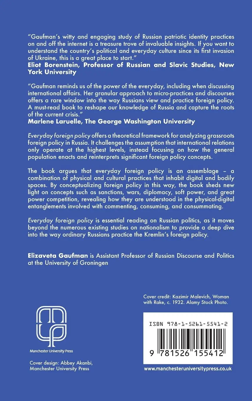 Rückseite: 9781526155412 | Everyday foreign policy | Elizaveta Gaufman | Buch | Gebunden | 2023