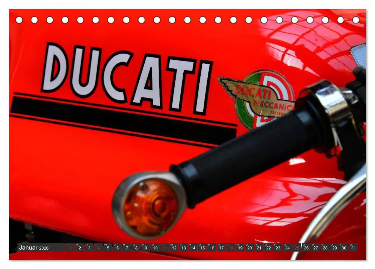 Bild: 9783516125412 | Ducati 900 SS (Tischkalender 2026 DIN A5 quer), CALVENDO...