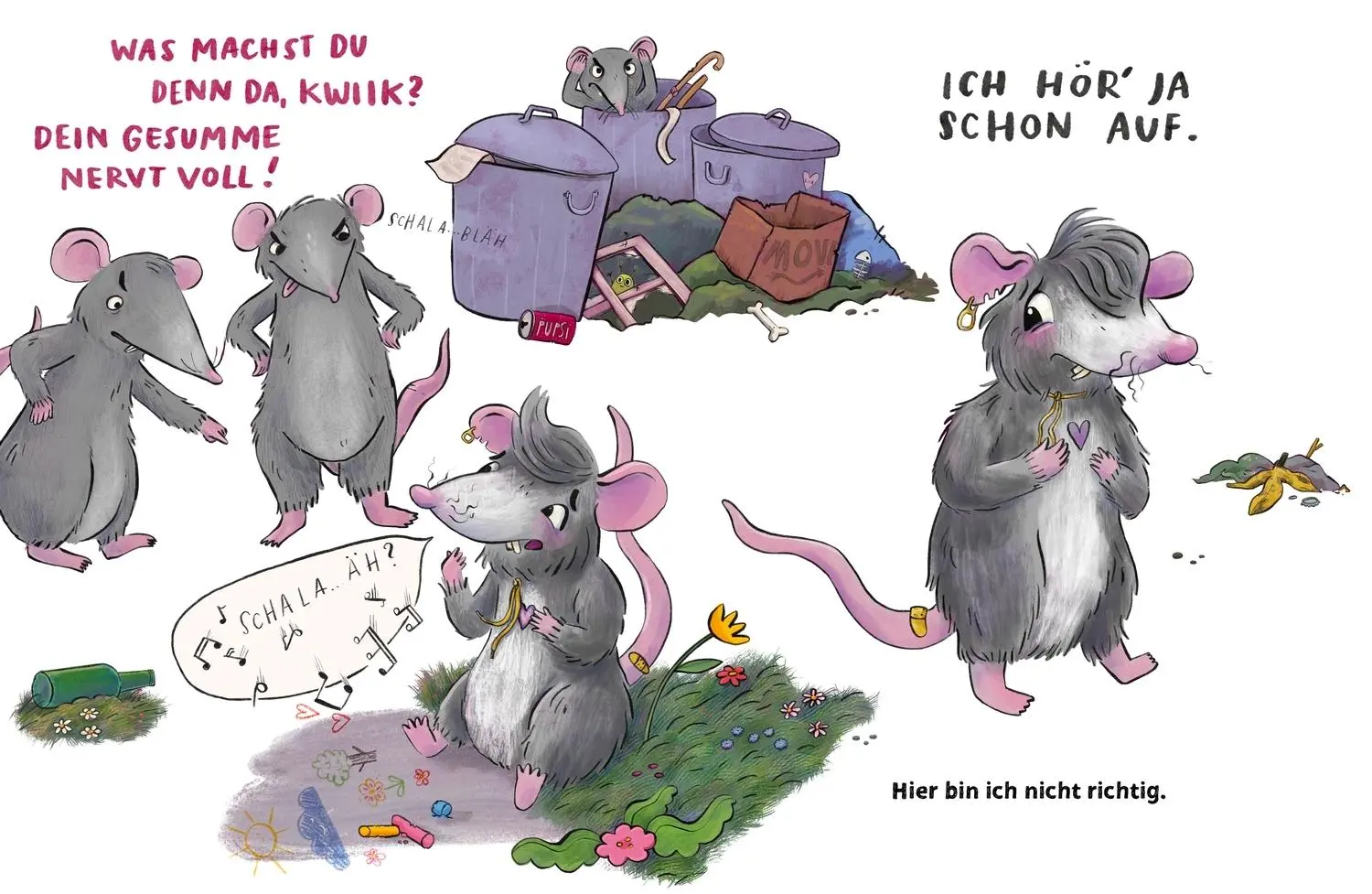 Bild: 9783751205412 | Die kleine Ratte Kwiik macht stark. Weil ich mutig bin | Amend (u. a.)