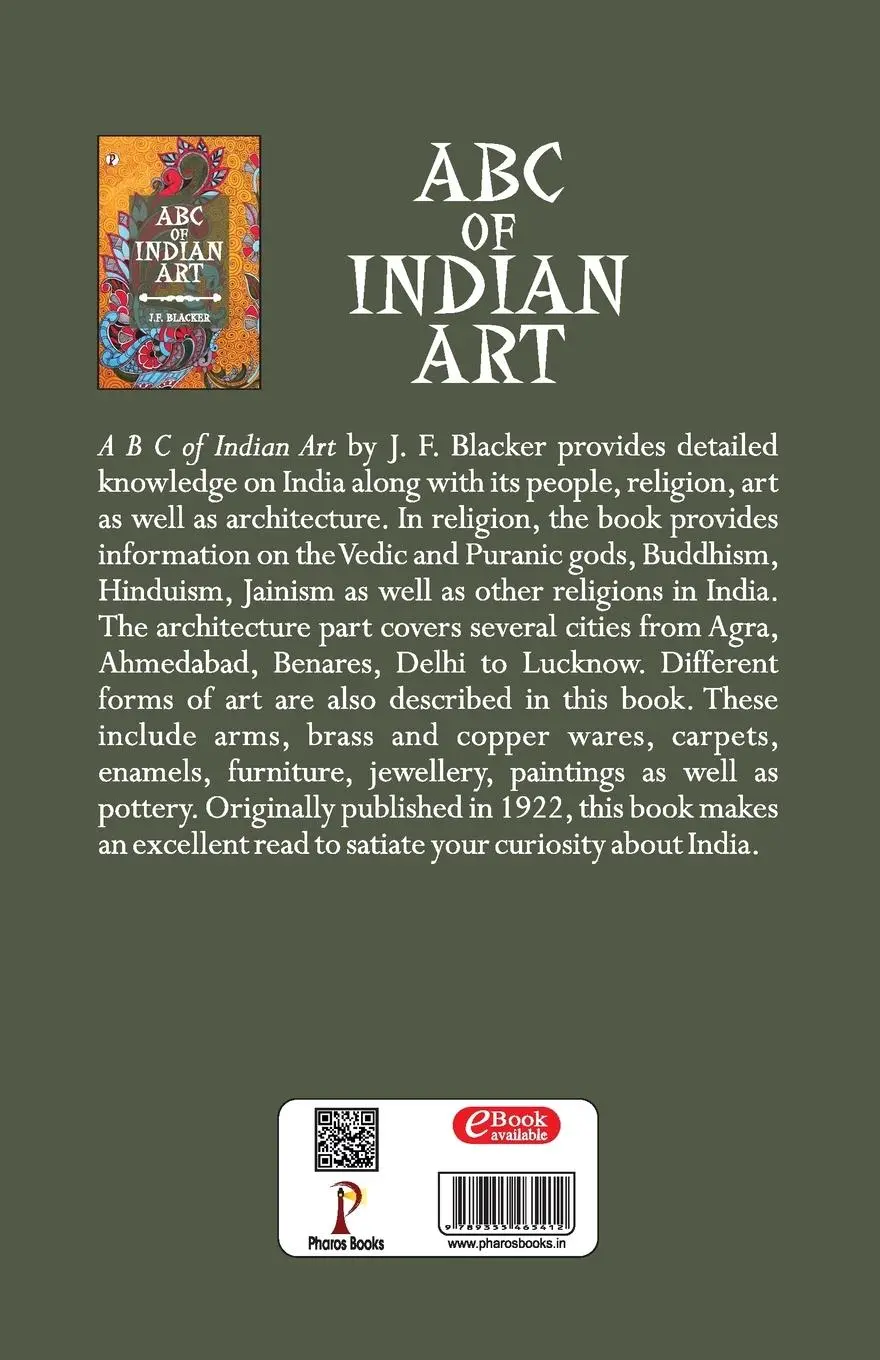 Rückseite: 9789355465412 | ABC of Indian Art | J. F. Blacker | Taschenbuch | Englisch | 2022
