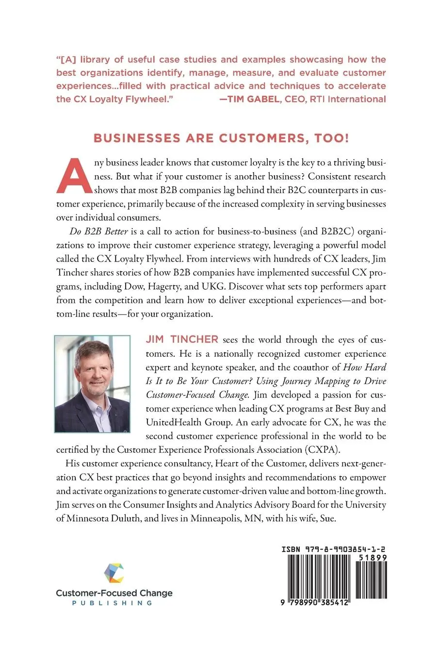 Rückseite: 9798990385412 | Do B2B Better | Drive Growth Through Game-Changing Customer Experience