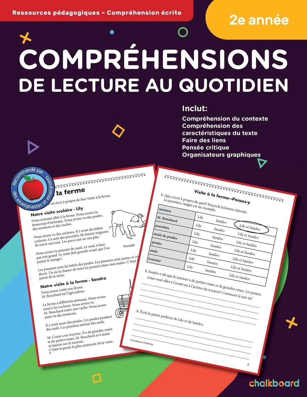 Cover: 9781771055512 | Comprehension de Lecture au Quotidien 2 | Demetra Turnbull | Buch