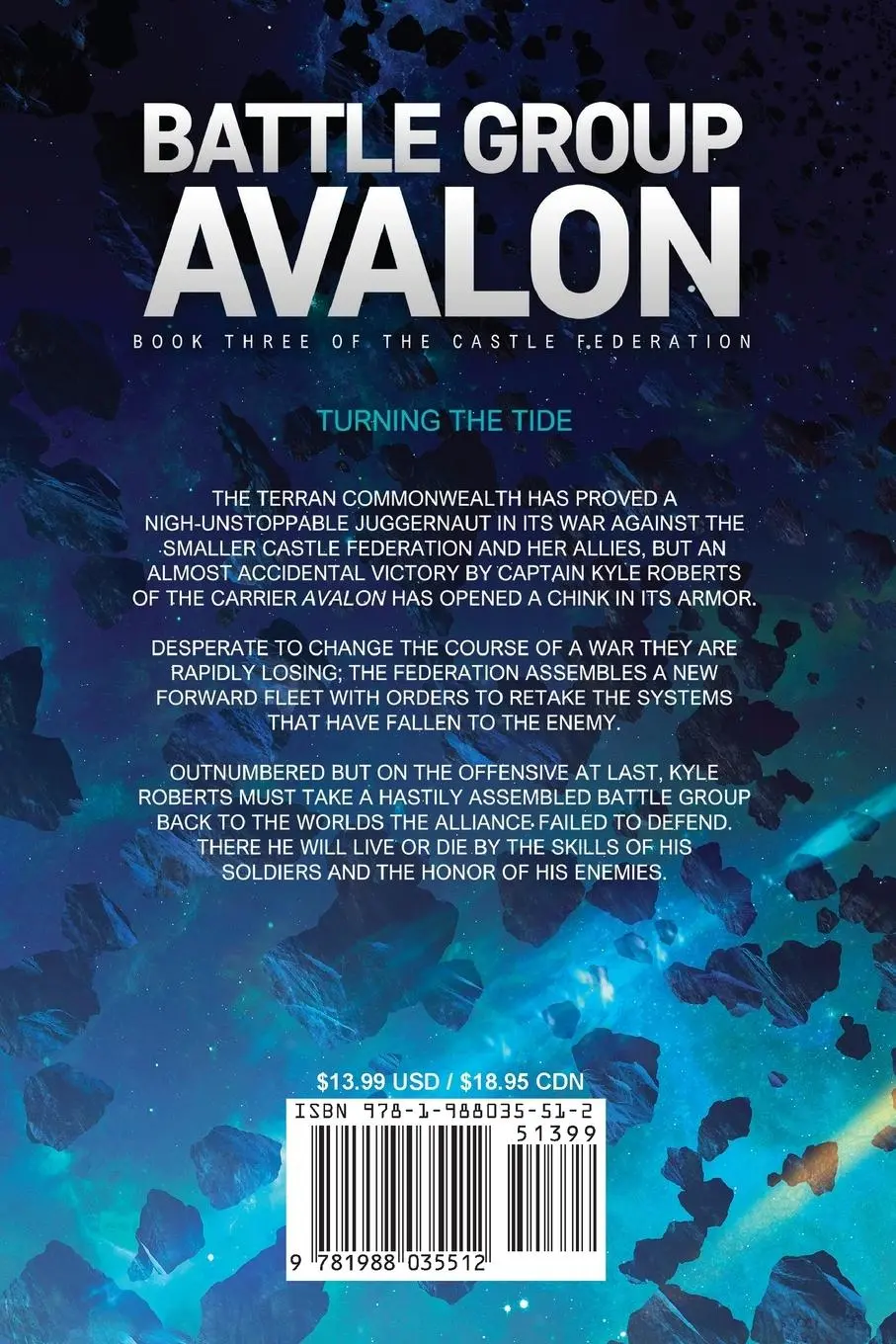 Rückseite: 9781988035512 | Battle Group Avalon | Castle Federation Book 3 | Glynn Stewart | Buch