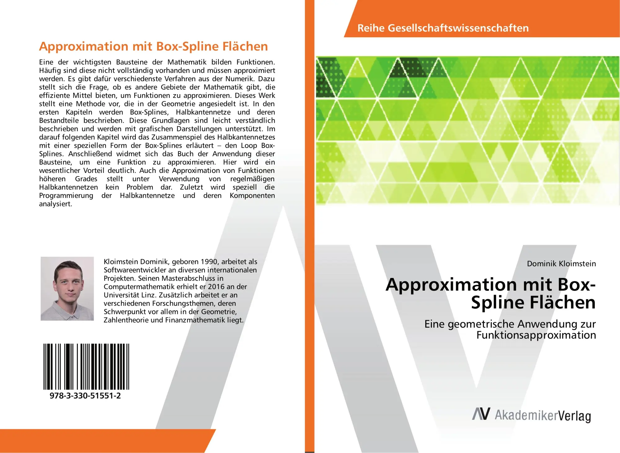 Cover: 9783330515512 | Approximation mit Box-Spline Flächen | Dominik Kloimstein | Buch