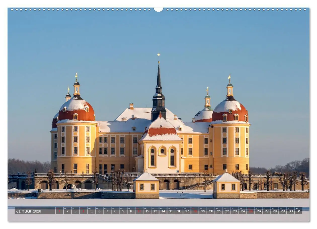 Bild: 9783457955512 | Moritzburg mit Schlossansichten (Wandkalender 2026 DIN A2 quer),...