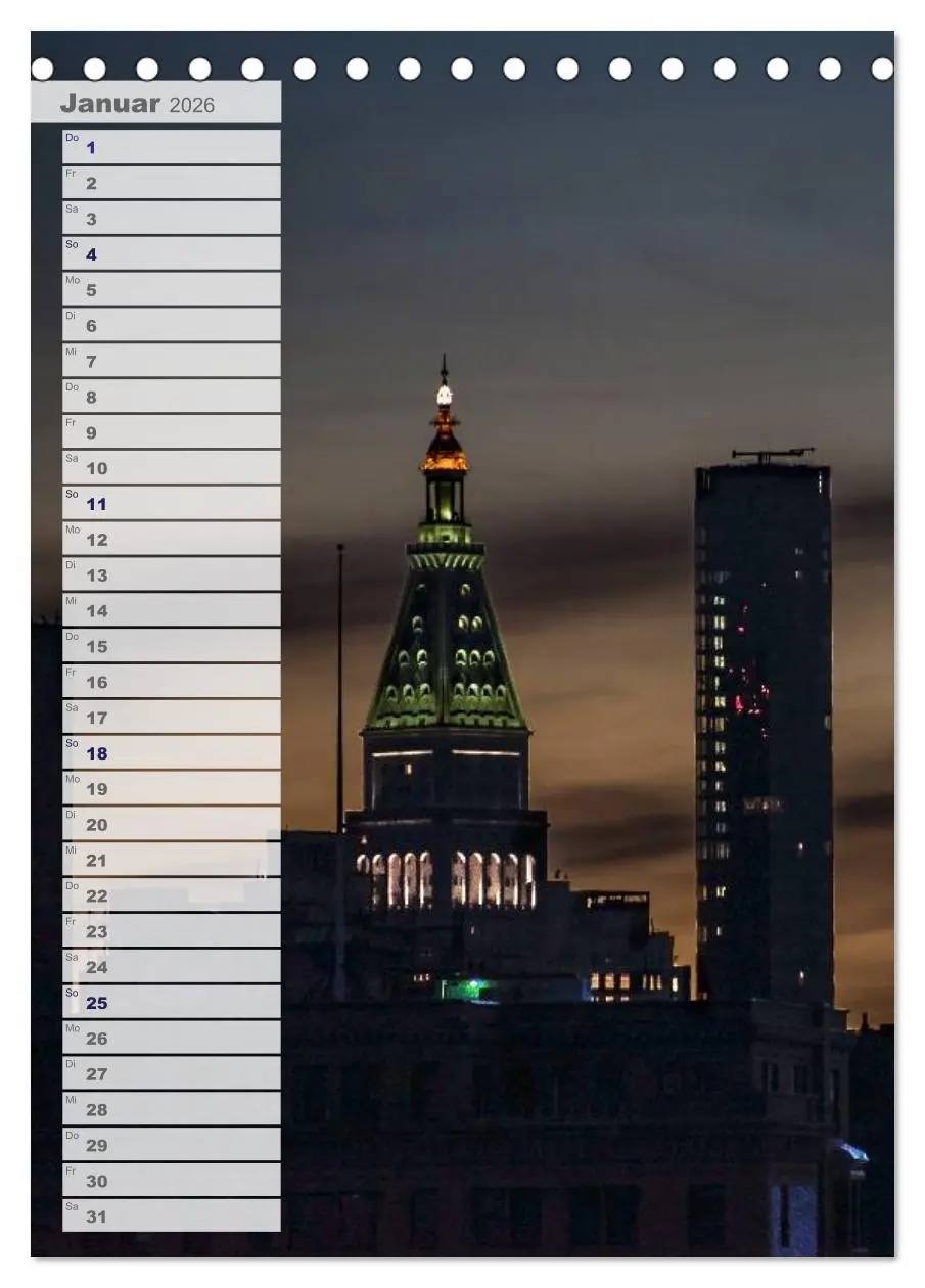 Bild: 9783516425512 | New York - Manhattan (Tischkalender 2026 DIN A5 hoch), CALVENDO...