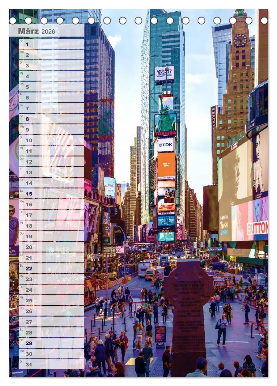 Bild: 9783516425512 | New York - Manhattan (Tischkalender 2026 DIN A5 hoch), CALVENDO...