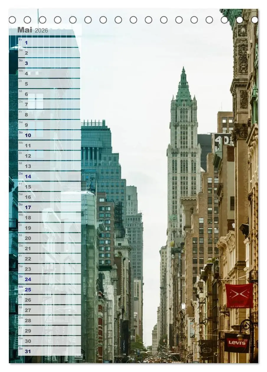 Bild: 9783516425512 | New York - Manhattan (Tischkalender 2026 DIN A5 hoch), CALVENDO...