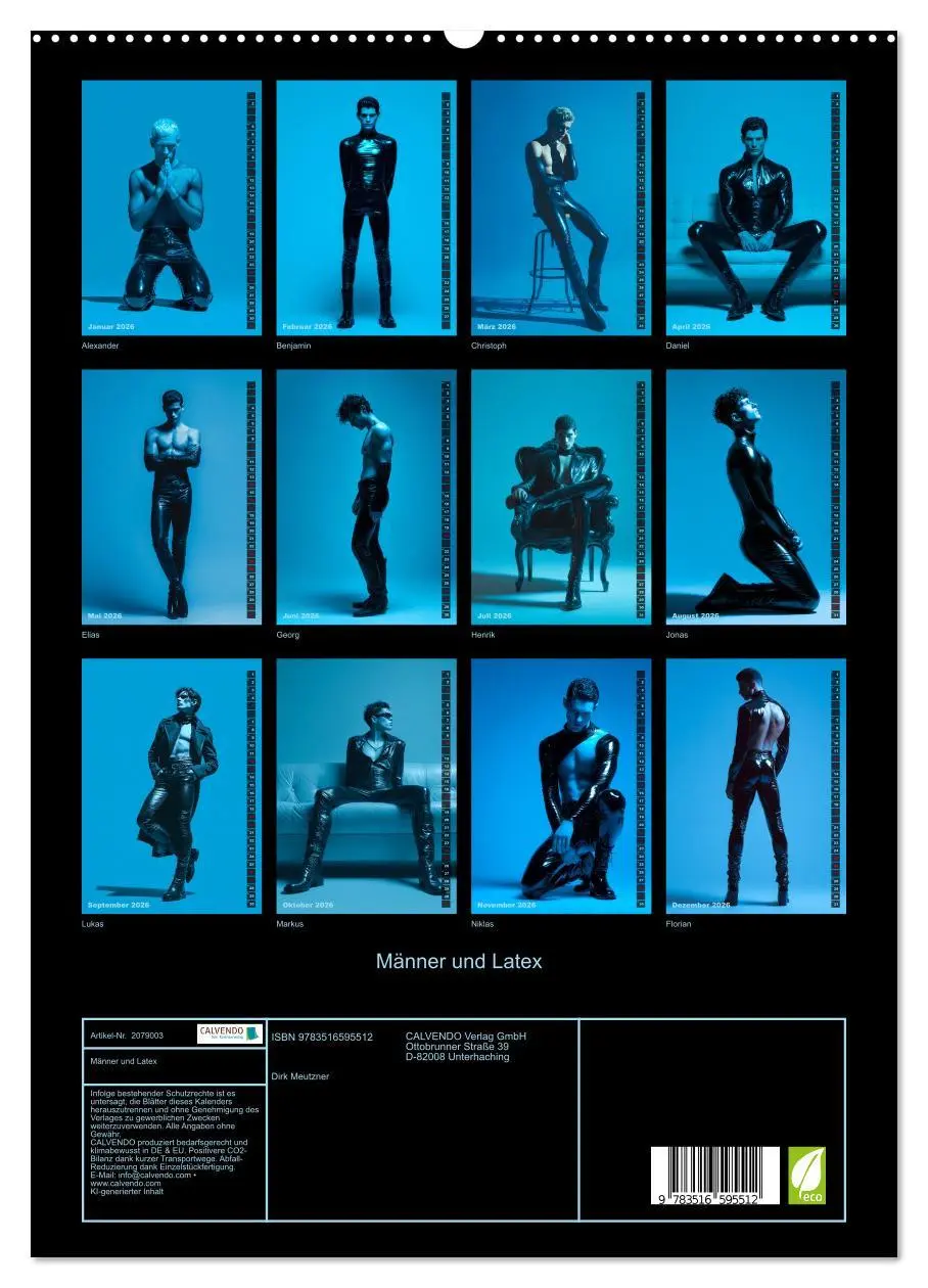 Bild: 9783516595512 | Männer und Latex (hochwertiger Premium Wandkalender 2026 DIN A2...