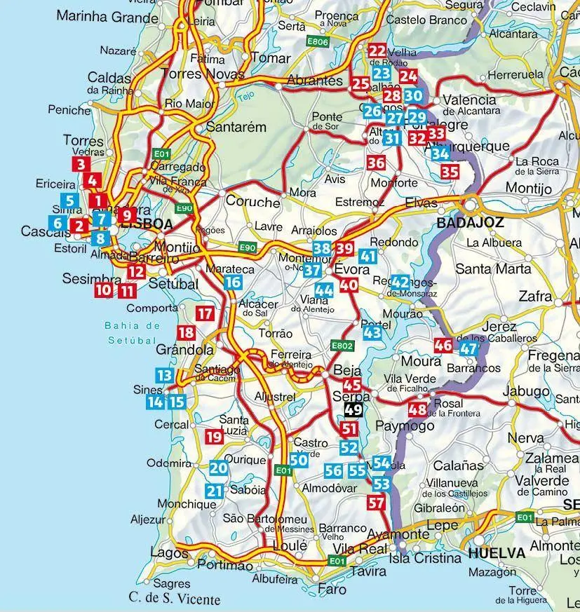 Bild: 9783763315512 | ROTHER Wanderführer Alentejo. 57 Touren in Portugals Südosten -...