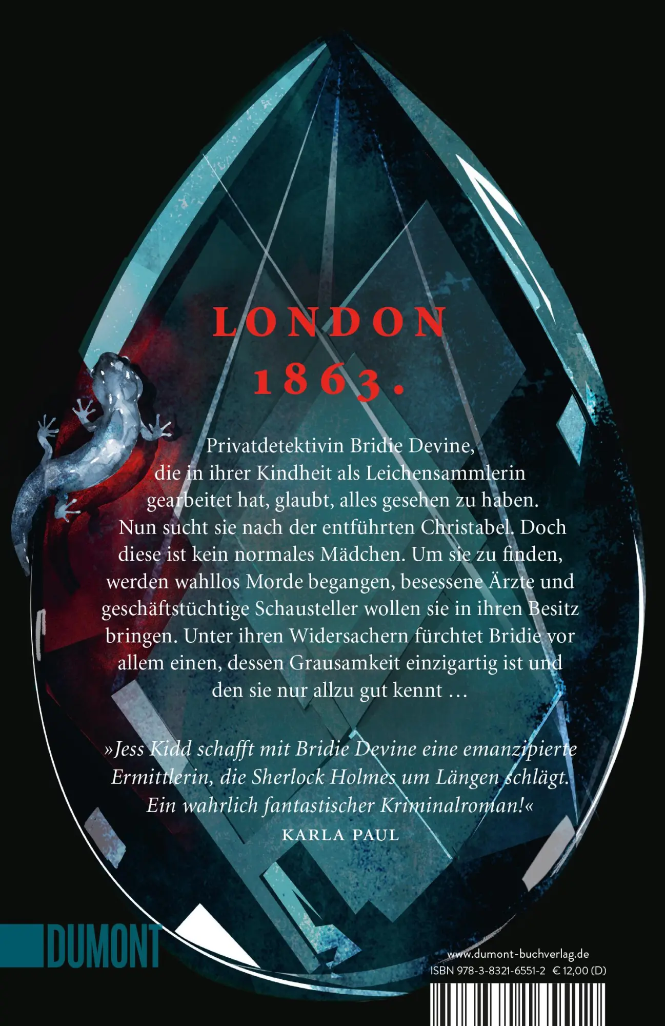 Rückseite: 9783832165512 | Die Ewigkeit in einem Glas | Roman | Jess Kidd | Taschenbuch | 396 S.
