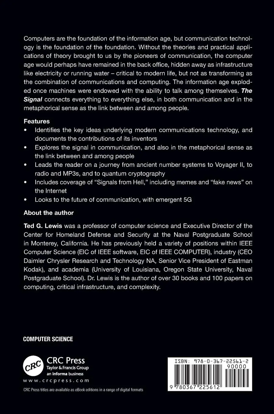 Rückseite: 9780367225612 | The Signal | The History of Signal Processing and How We Communicate