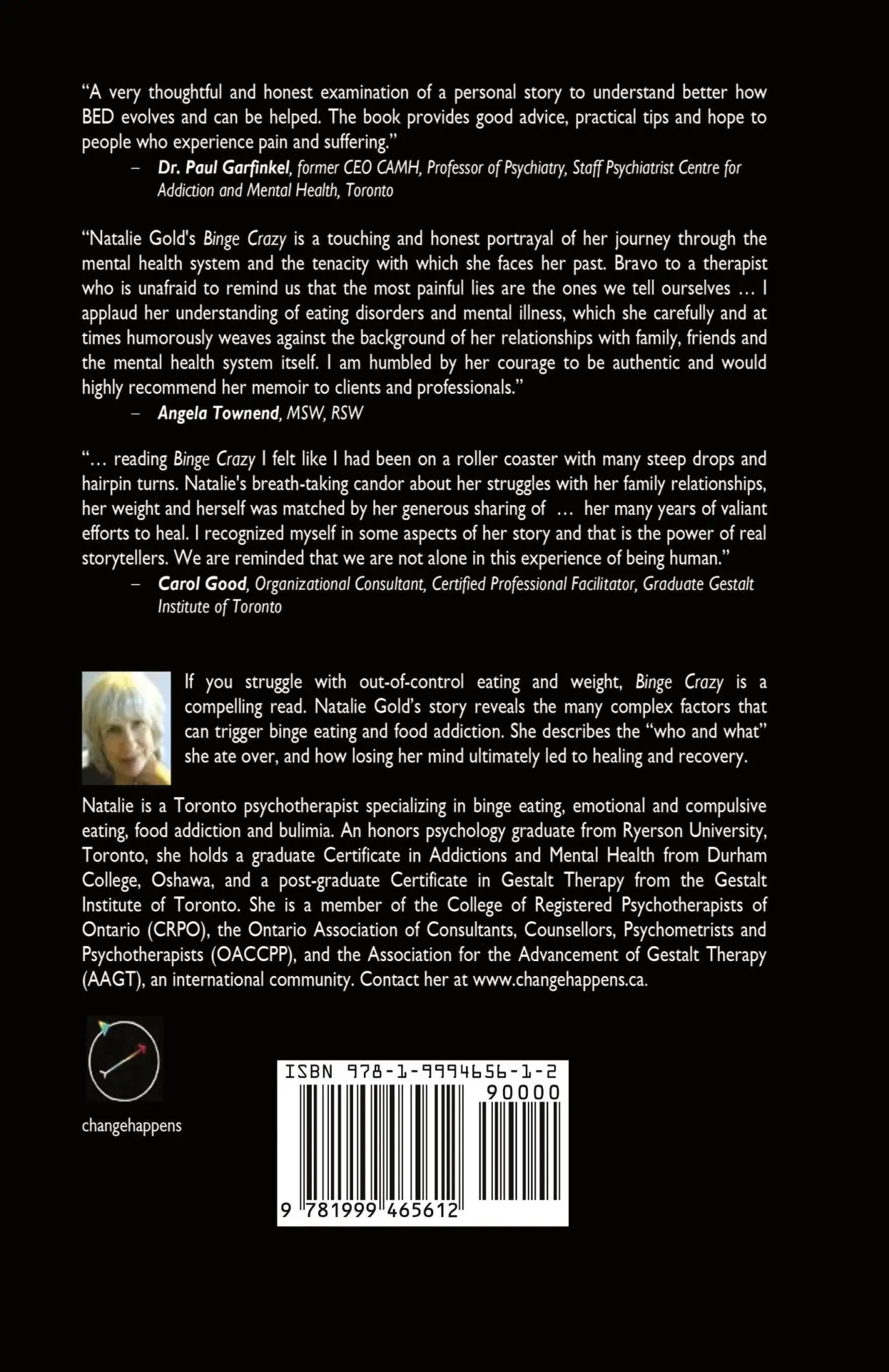 Rückseite: 9781999465612 | Binge Crazy | Natalie Gold | Taschenbuch | Kartoniert / Broschiert