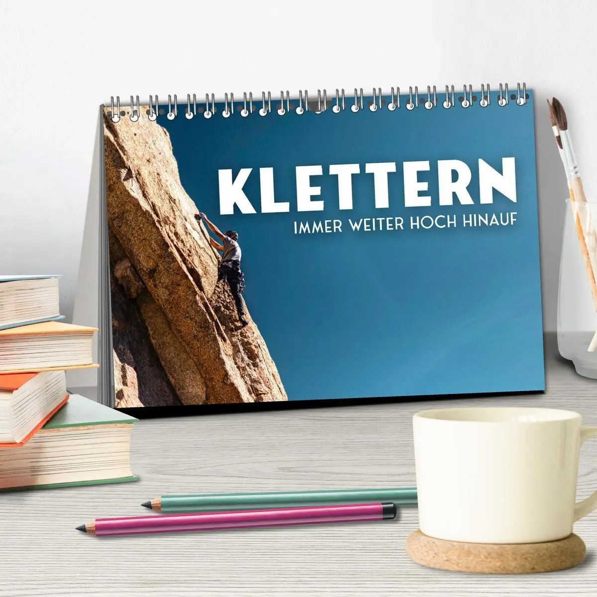 Bild: 9783457565612 | Klettern - Immer weiter hoch hinauf (Tischkalender 2026 DIN A5...