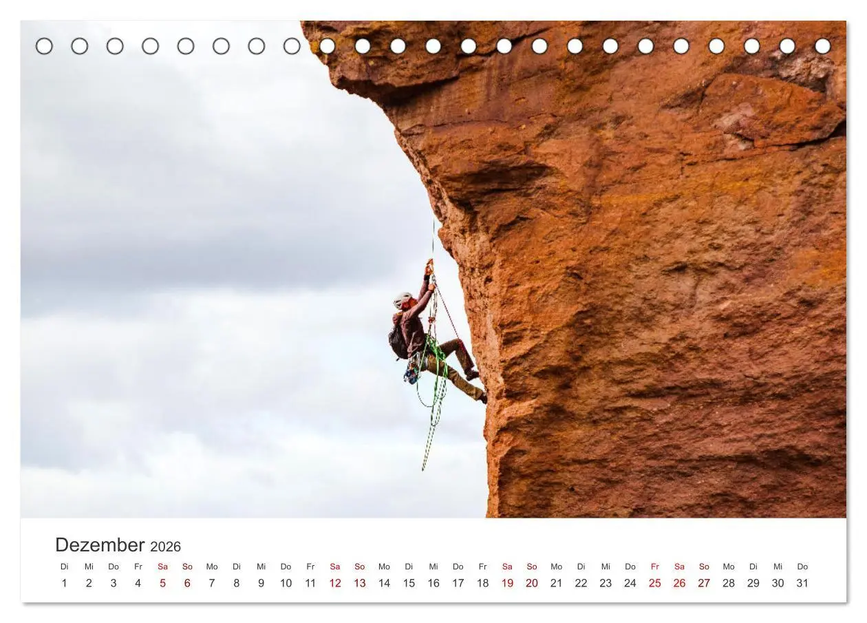 Bild: 9783457565612 | Klettern - Immer weiter hoch hinauf (Tischkalender 2026 DIN A5...