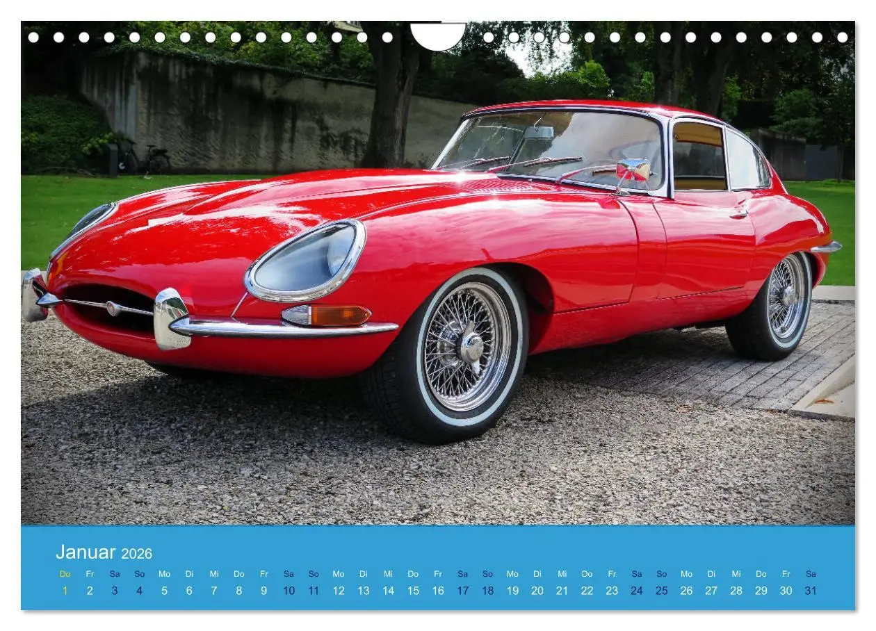 Bild: 9783457705612 | Jaguar E-Type Memorial (Wandkalender 2026 DIN A4 quer), CALVENDO...