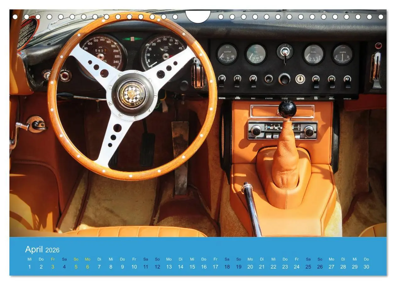 Bild: 9783457705612 | Jaguar E-Type Memorial (Wandkalender 2026 DIN A4 quer), CALVENDO...