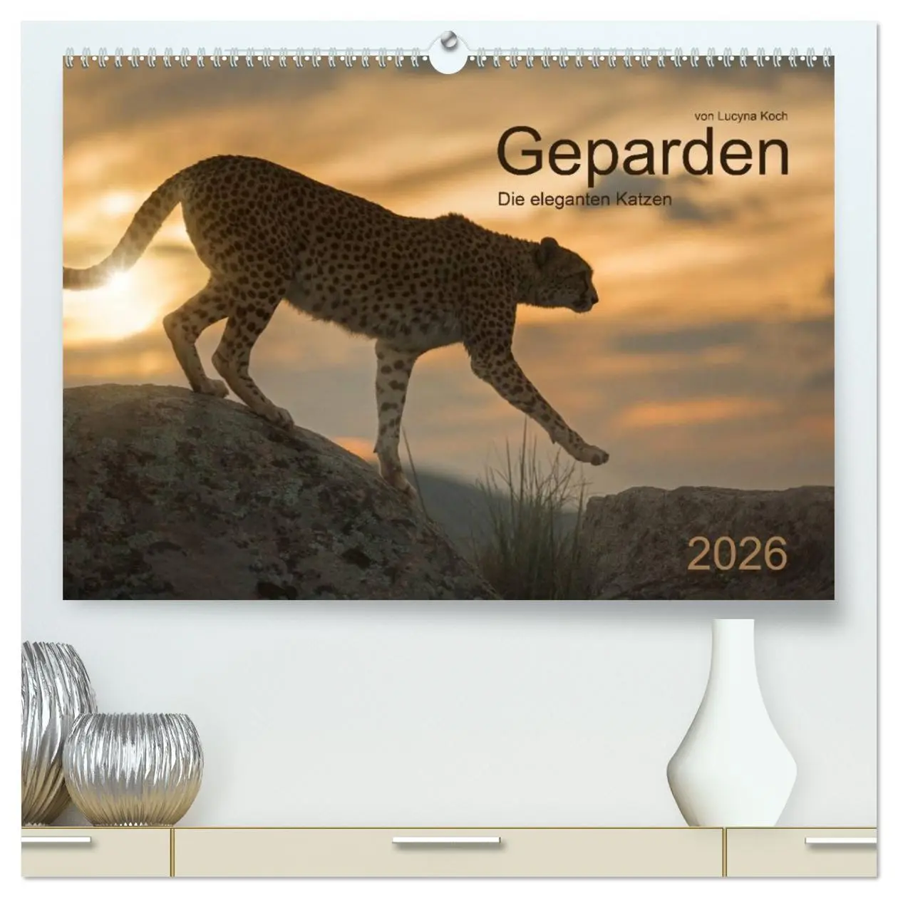 Cover: 9783457945612 | Geparden. Die eleganten Katzen. (hochwertiger Premium Wandkalender...