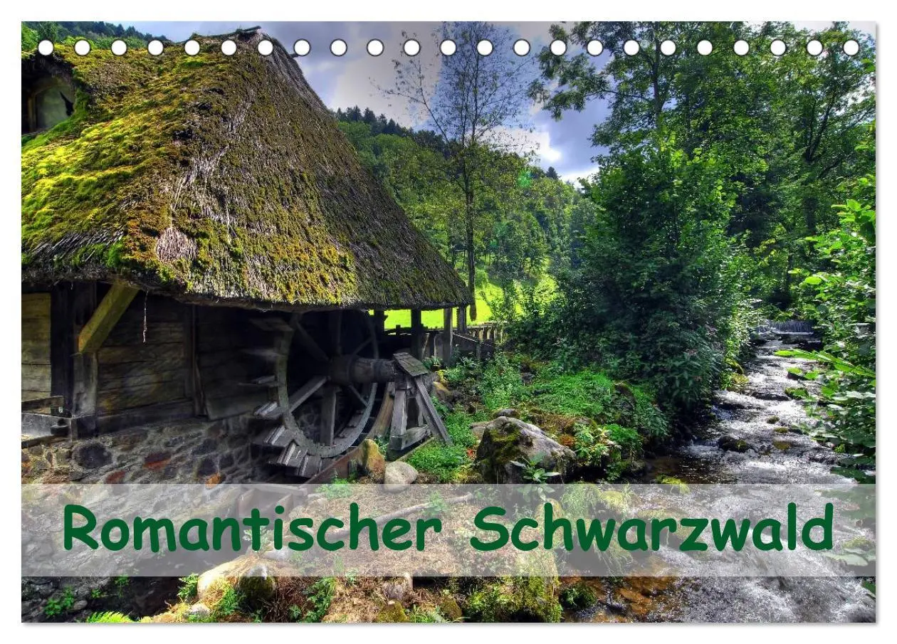 Cover: 9783516105612 | Romantischer Schwarzwald (Tischkalender 2026 DIN A5 quer), CALVENDO...