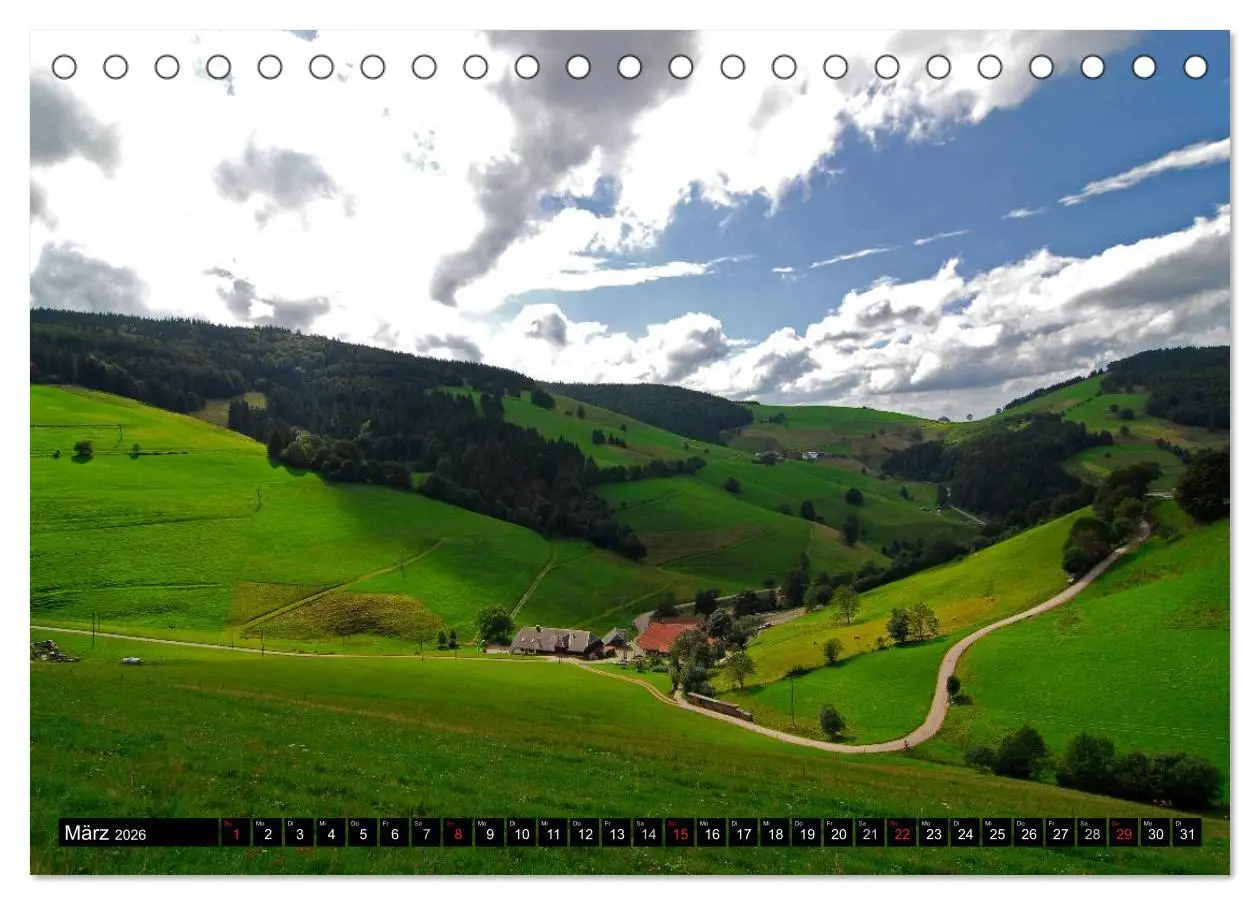 Bild: 9783516105612 | Romantischer Schwarzwald (Tischkalender 2026 DIN A5 quer), CALVENDO...