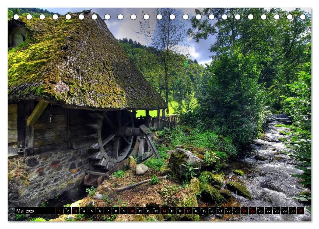 Bild: 9783516105612 | Romantischer Schwarzwald (Tischkalender 2026 DIN A5 quer), CALVENDO...