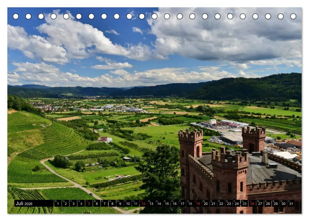 Bild: 9783516105612 | Romantischer Schwarzwald (Tischkalender 2026 DIN A5 quer), CALVENDO...