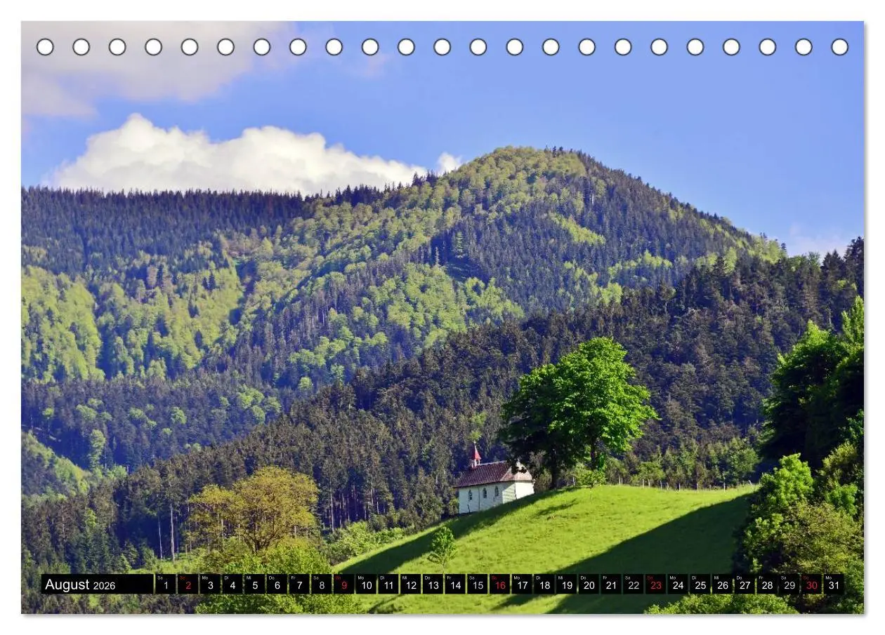 Bild: 9783516105612 | Romantischer Schwarzwald (Tischkalender 2026 DIN A5 quer), CALVENDO...