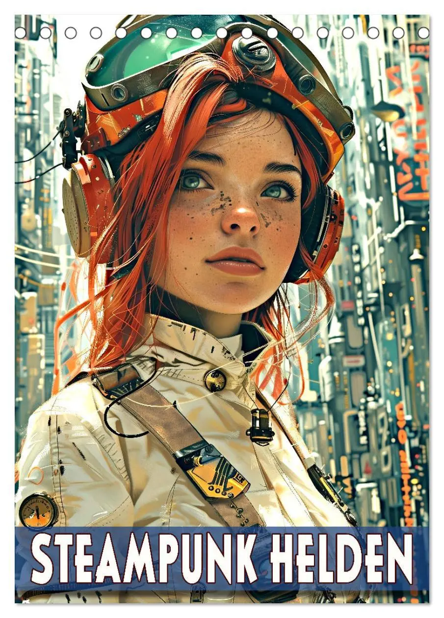 Cover: 9783516275612 | Steampunk Helden (Tischkalender 2026 DIN A5 hoch), CALVENDO...