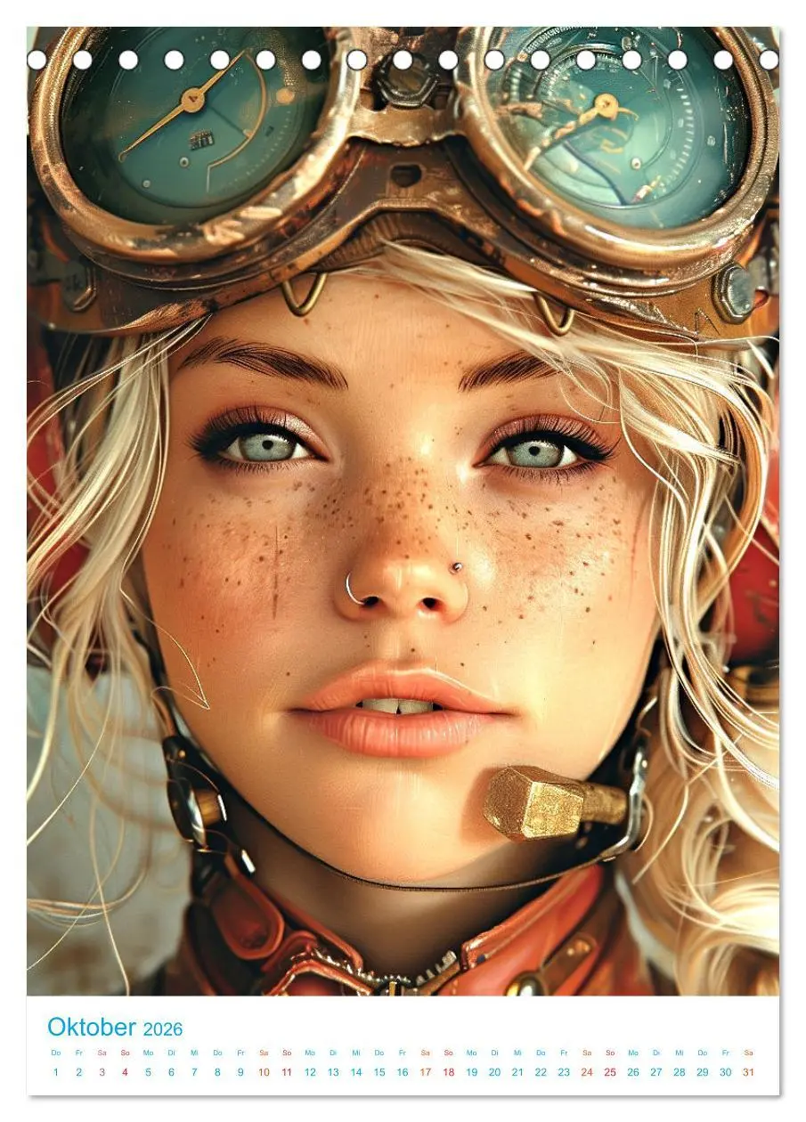 Bild: 9783516275612 | Steampunk Helden (Tischkalender 2026 DIN A5 hoch), CALVENDO...