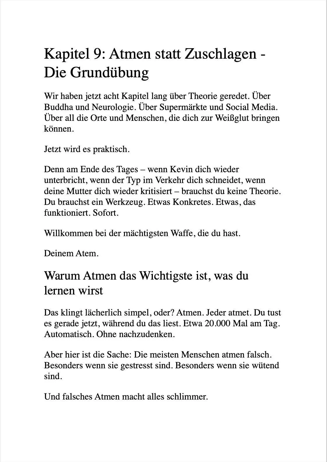 Bild: 9791281365612 | ZEN UND DIE KUNST, DEN LEUTEN NICHT AUF DIE SCHNAUZE ZU HAUEN | Ruhe