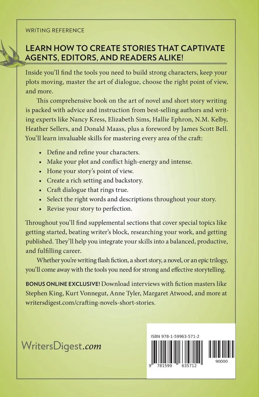 Rückseite: 9781599635712 | Crafting Novels &amp; Short Stories | Writer'S Digest Books | Taschenbuch