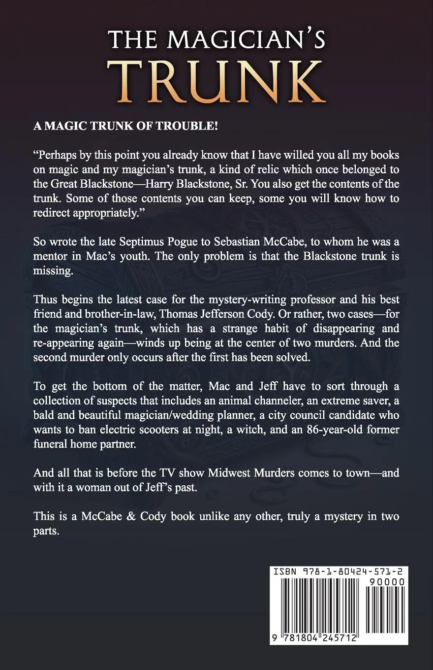 Rückseite: 9781804245712 | The Magician's Trunk (McCabe and Cody Book 13) | Dan Andriacco | Buch