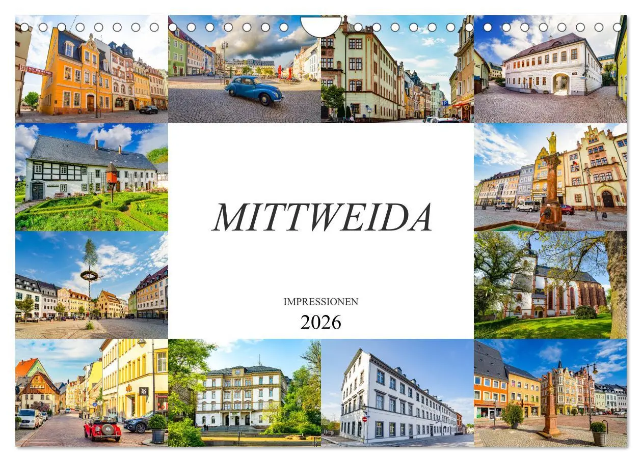 Cover: 9783457795712 | Mittweida Impressionen (Wandkalender 2026 DIN A4 quer), CALVENDO...