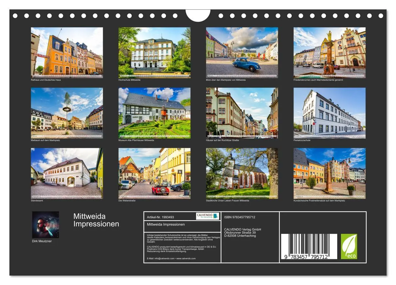 Bild: 9783457795712 | Mittweida Impressionen (Wandkalender 2026 DIN A4 quer), CALVENDO...