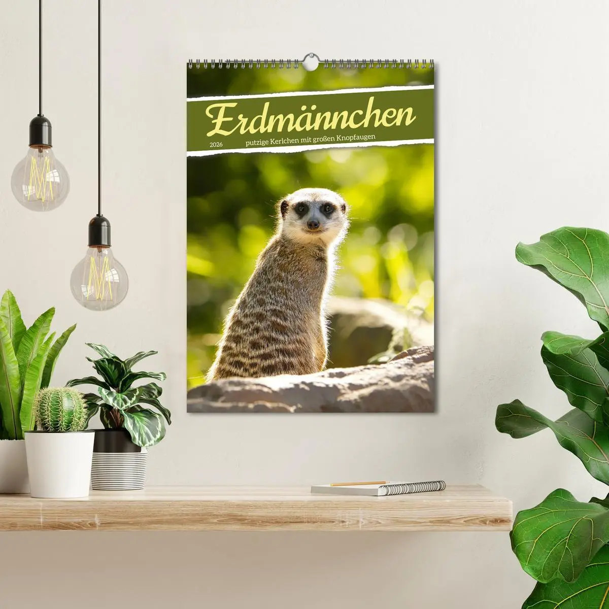 Bild: 9783516335712 | Erdmännchen, putzige Kerlchen mit großen Knopfaugen (Wandkalender...