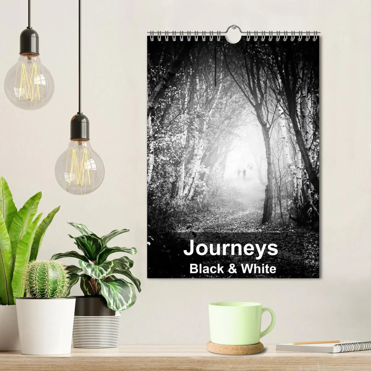 Bild: 9783516575712 | Journeys - Black &amp; White (Wall Calendar 2026 DIN A4 portrait),...