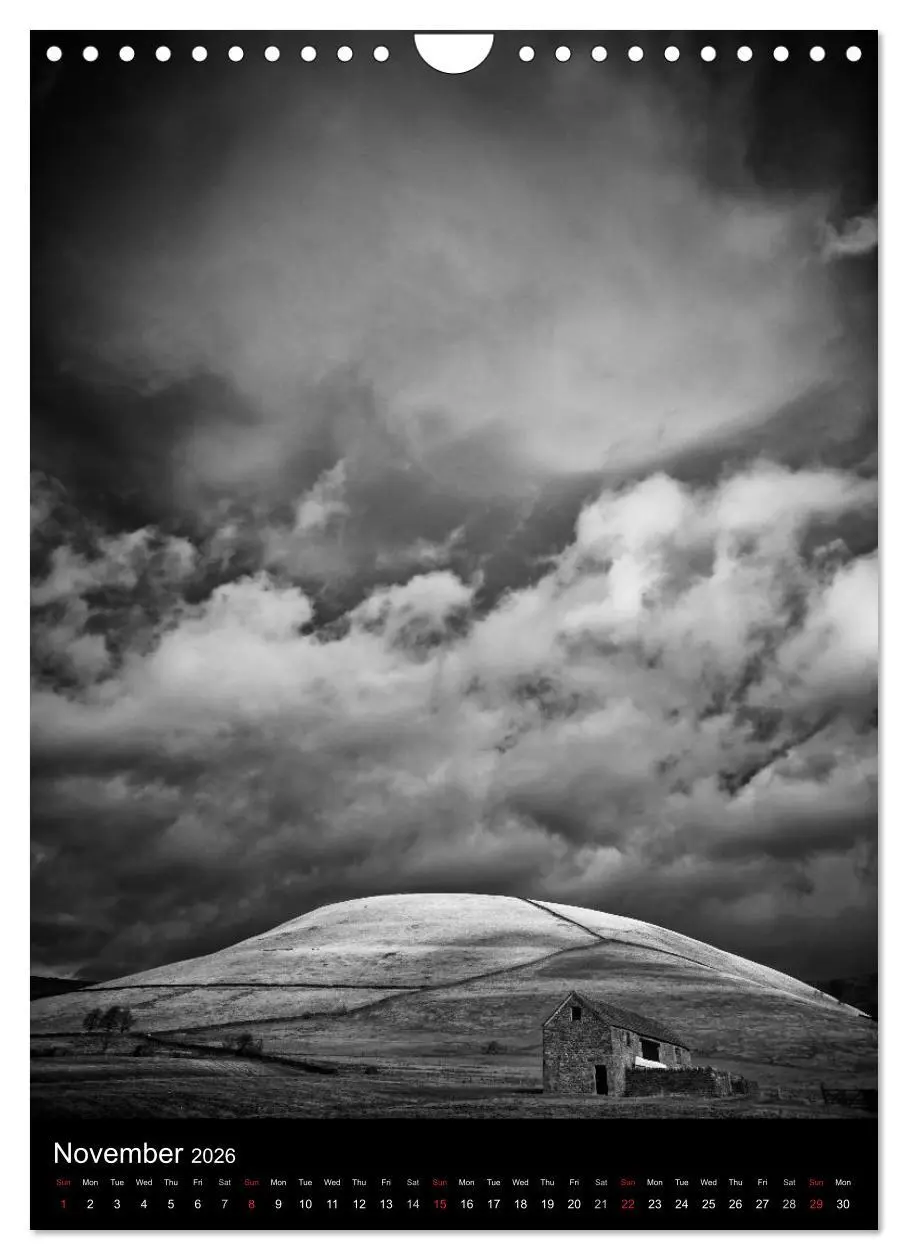 Bild: 9783516575712 | Journeys - Black &amp; White (Wall Calendar 2026 DIN A4 portrait),...