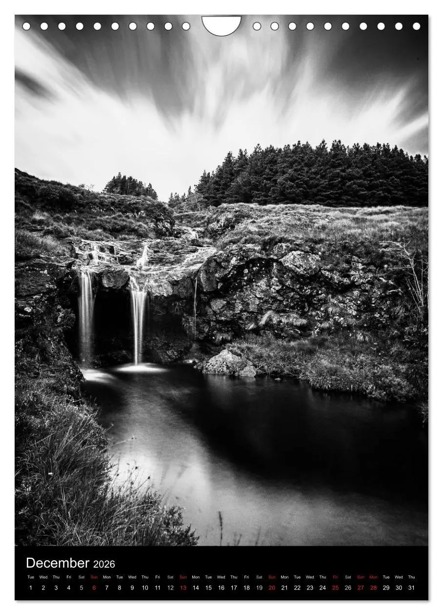 Bild: 9783516575712 | Journeys - Black &amp; White (Wall Calendar 2026 DIN A4 portrait),...
