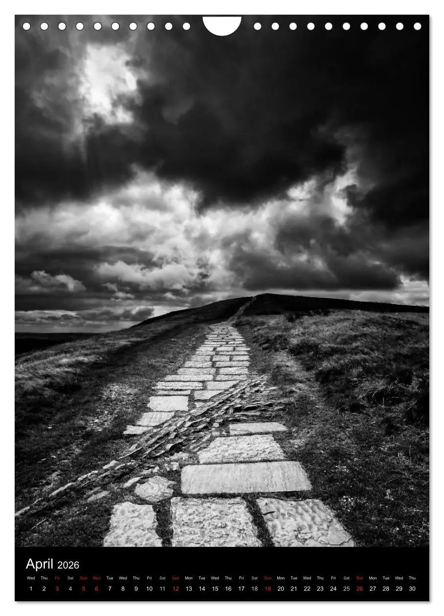 Bild: 9783516575712 | Journeys - Black &amp; White (Wall Calendar 2026 DIN A4 portrait),...