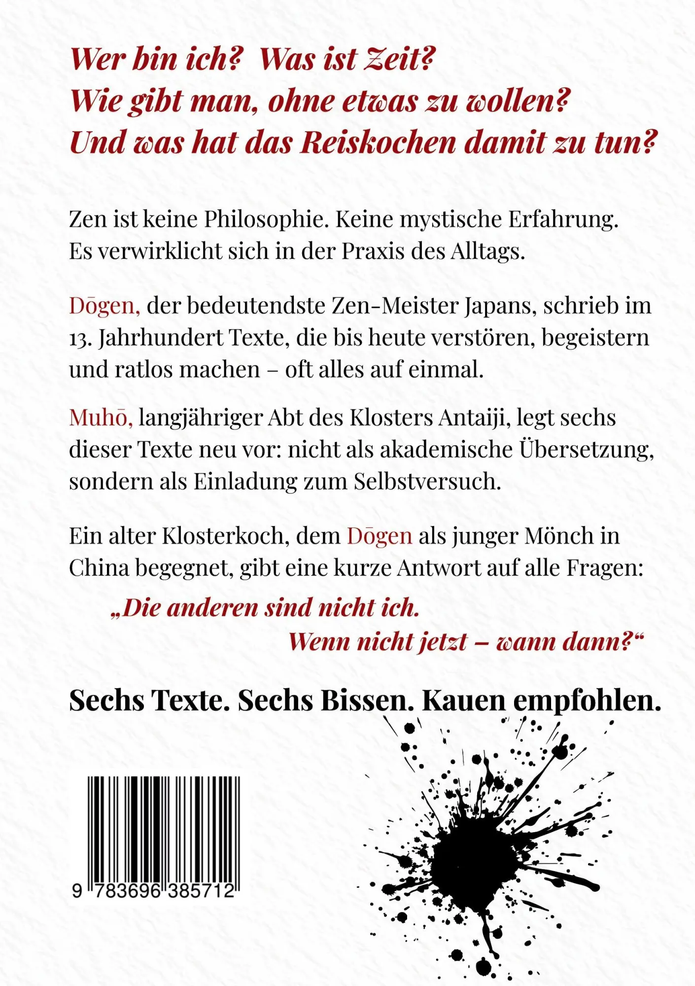 Rückseite: 9783696385712 | Beiß mich! | Muho Nölke (u. a.) | Taschenbuch | 328 S. | Deutsch