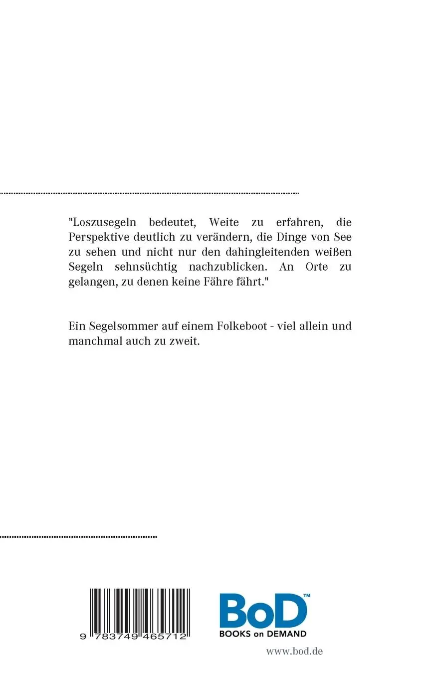 Rückseite: 9783749465712 | Unser Weg ist das Meer | Logbuch | Christian Mönter | Taschenbuch