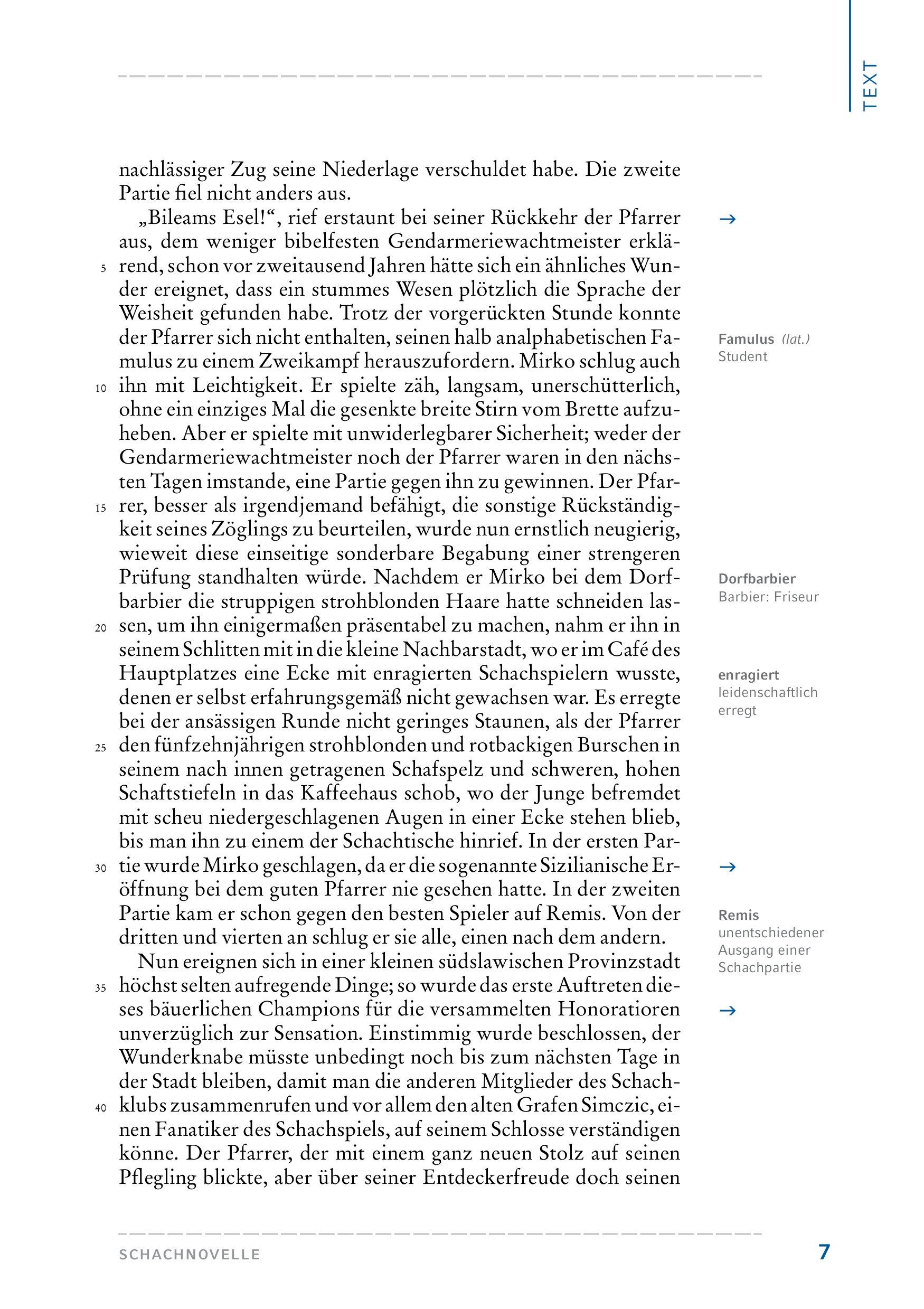 Bild: 9783804425712 | Schachnovelle (Textausgabe) | Stefan Zweig | Taschenbuch | Deutsch