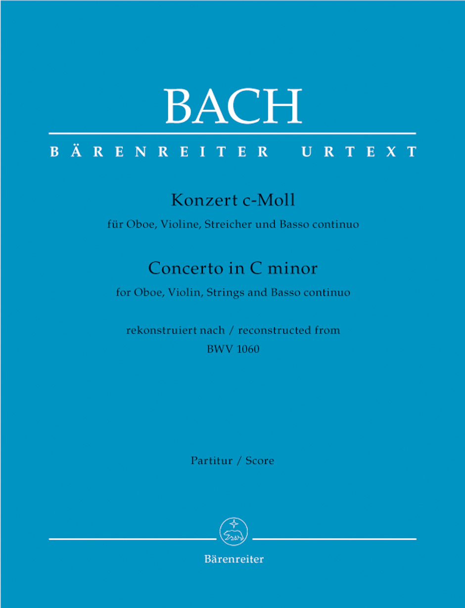 Cover: 9790006465712 | Concerto in C minor BWV1060 | Full Score | Johann Sebastian Bach