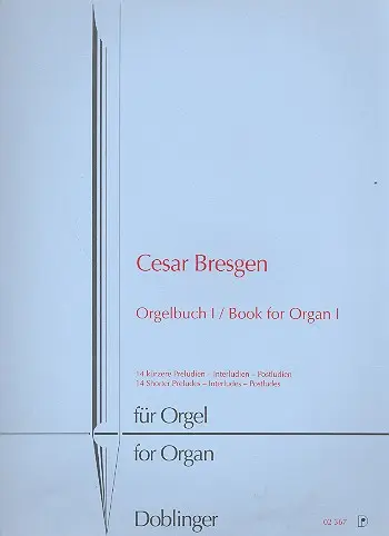 Cover: 9790012165712 | Orgelbuch I | Cesar Bresgen | Buch | Doblinger Verlag