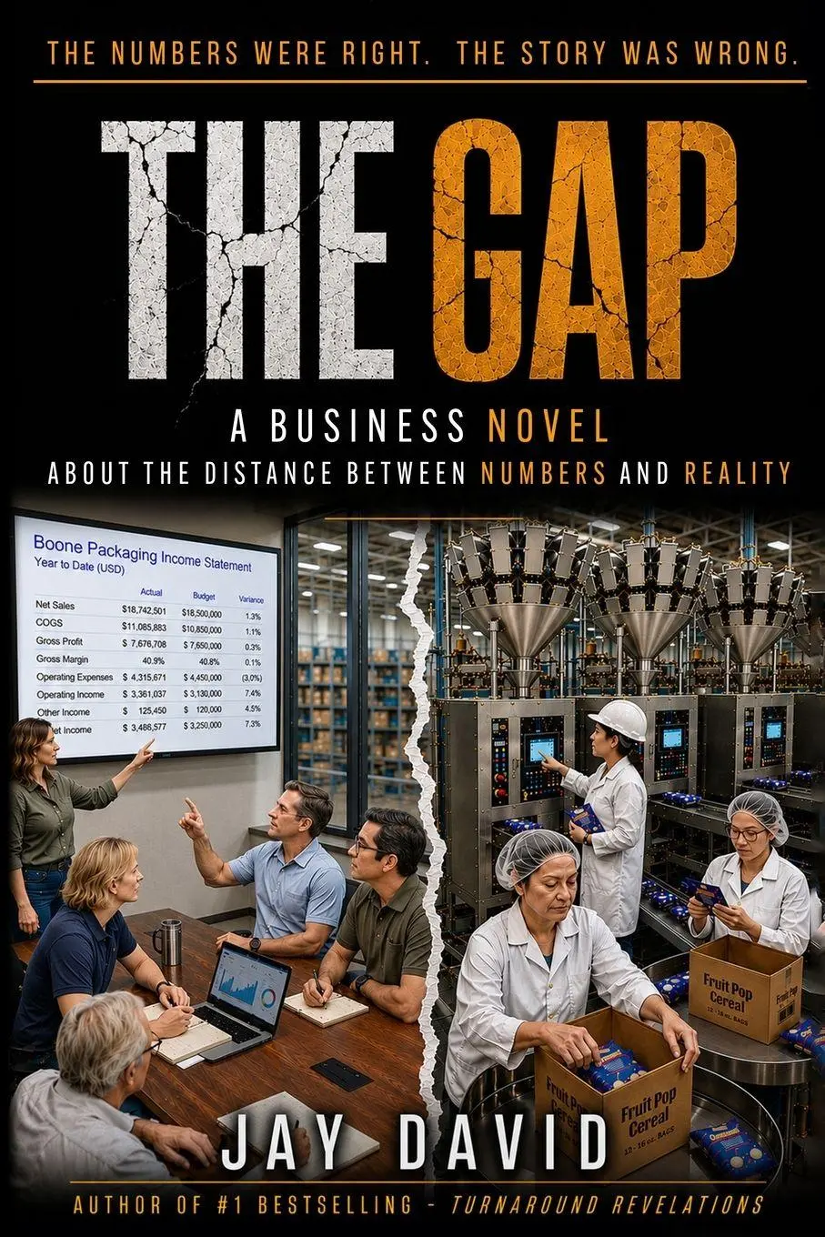Cover: 9798997215712 | The Gap - A Business Novel About the Distance Between Numbers and...