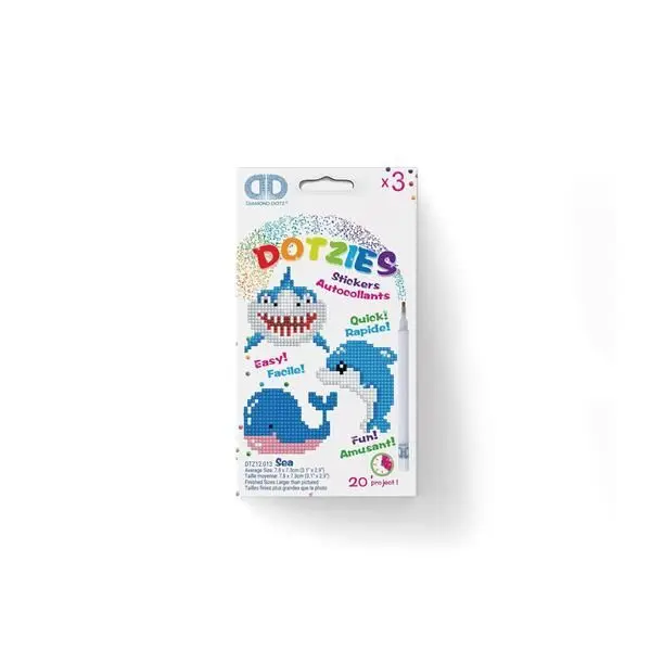 Cover: 4897073245812 | Dotzies by Diamond Dotz Sticker Unterwasserwelt | Kit (Bastelset)