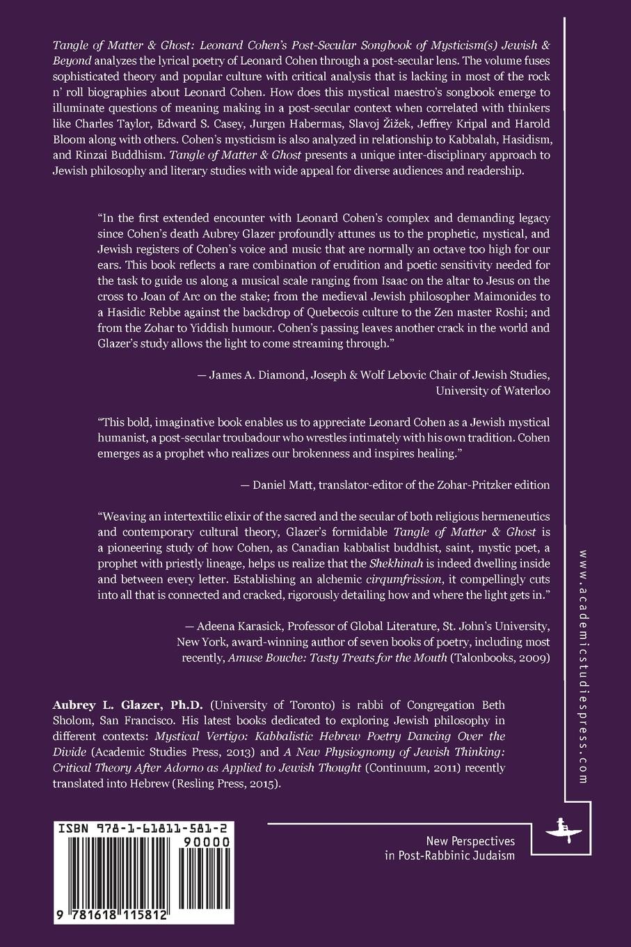 Rückseite: 9781618115812 | Tangle of Matter &amp; Ghost | Aubrey Glazer | Taschenbuch | Englisch
