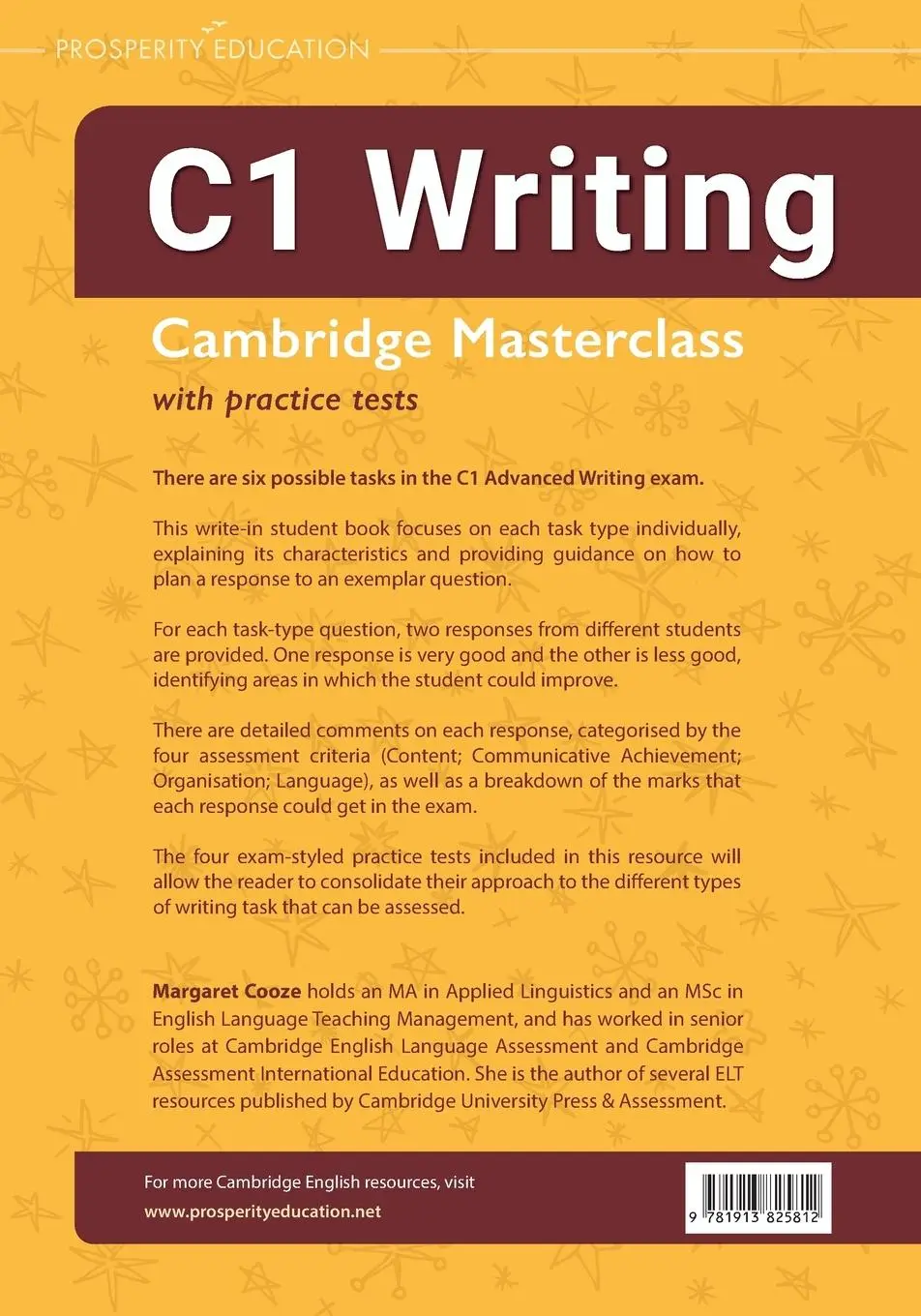 Rückseite: 9781913825812 | C1 Writing Cambridge Masterclass with practice tests | Margaret Cooze