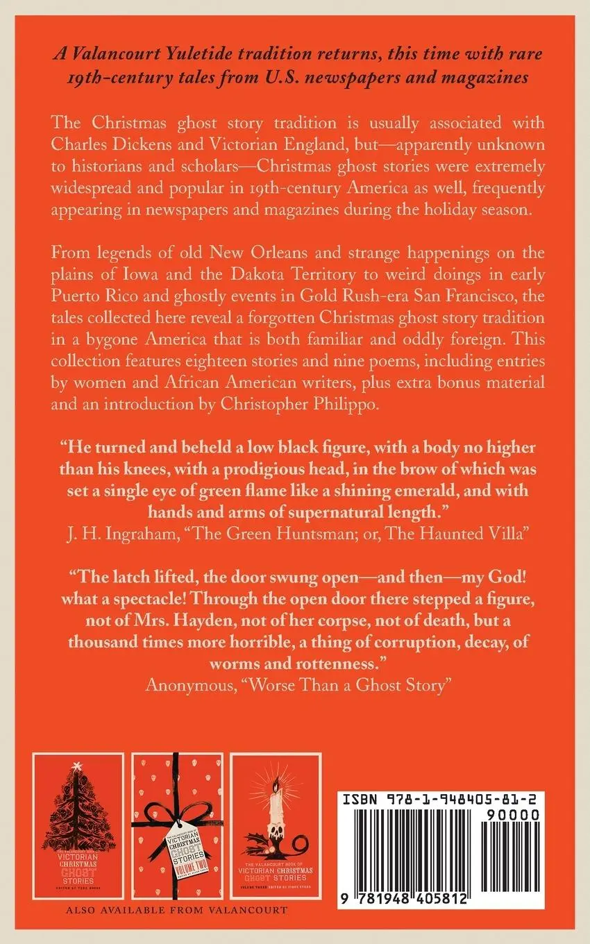 Rückseite: 9781948405812 | The Valancourt Book of Victorian Christmas Ghost Stories, Volume 4