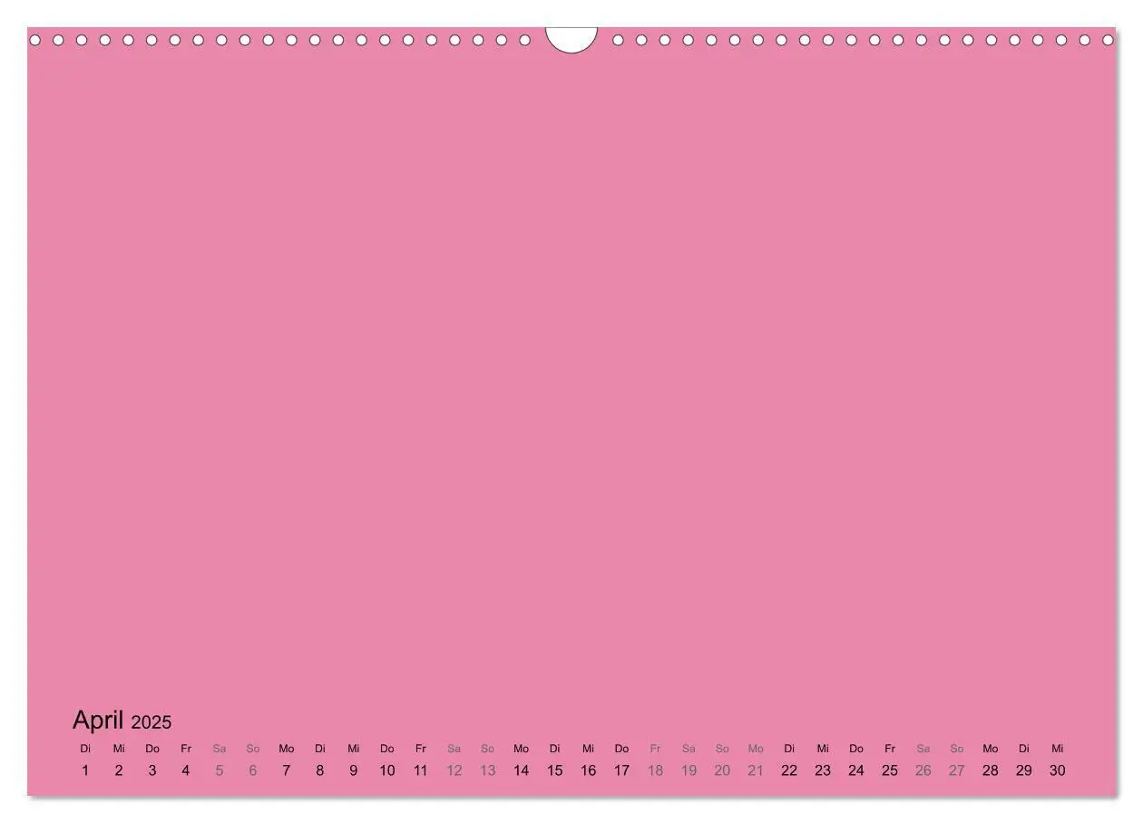Bild: 9783435215812 | DIY Bastel-Kalender -Warme Pastell Farben- Zum Selbstgestalten...